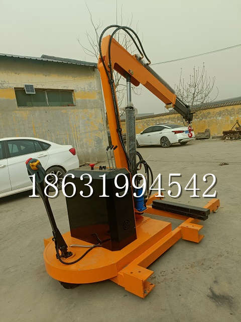 义竹乡自卸车厢随车吊 自制轮式四不像起重机 四驱平板吊 5吨 贵盛